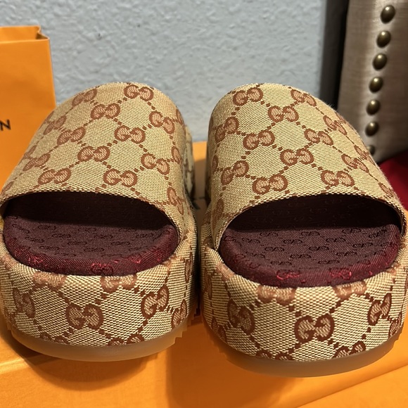 Gucci slides GG Canvas size 37 (7) - Picture 4 of 10